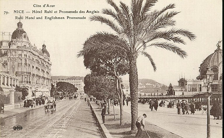 COTE D'AZUR : 79. NICE - HOTEL RUHL ET PROMENADE DES ANGLAIS
