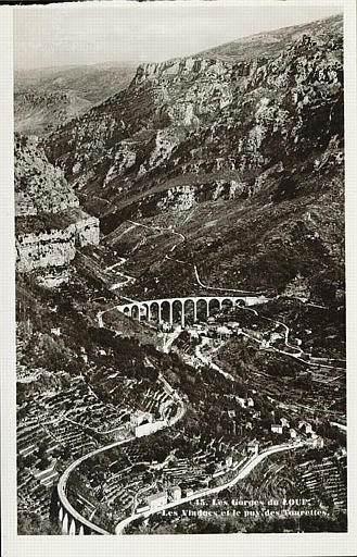 LES GORGES DU LOUP. LES VIADUCS ET LE PUY DES TOURETTES