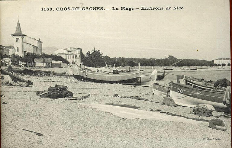 1163. CROS-DE-CAGNES - LA PLAGE - ENVIRONS DE NICE