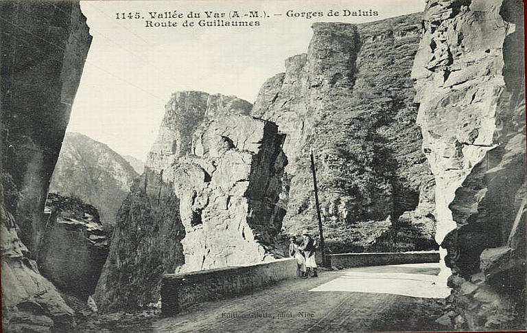 1145. VALLEE DU VAR (A.-M.) - GORGES DE DALUIS - ROUTE DE GUILLAUMES