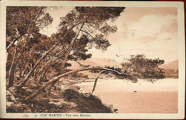 41. CAP MARTIN - VUE VERS MENTON