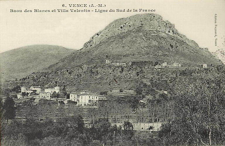 6. VENCE (A.-M.) - BAOUS DES BLANCS ET VILLA VALENTIN LIGNE DU SUD DE LA FRANCE