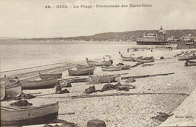68. NICE - LA PLAGE-PROMENADE DES ETATS-UNIS