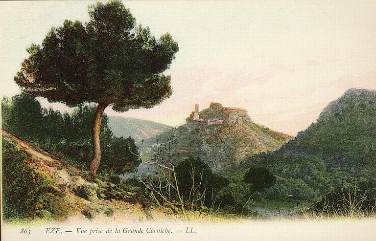 863 EZE - VUE PRISE DE LA GRANDE CORNICHE