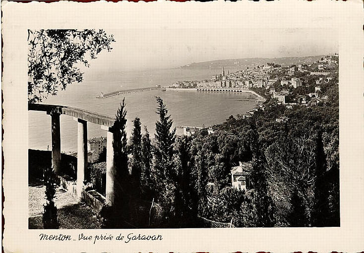MENTON - VUE PRISE DE GAVARAN