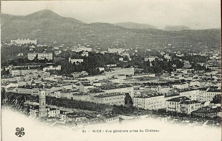 61 NICE - VUE GENERALE PRISE DU CHATEAU