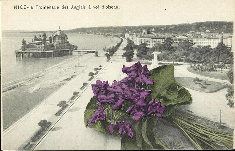 NICE - LA PROMENADE DES ANGLAIS A VOL D'OISEAU