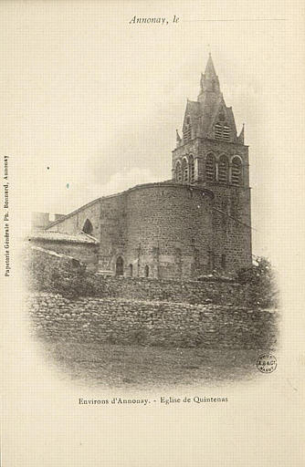 ENVIRONS D'ANNONAY - EGLISE DE QUINTENAS