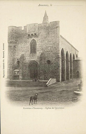 ENVIRONS D'ANNONAY - EGLISE DE QUINTENAS