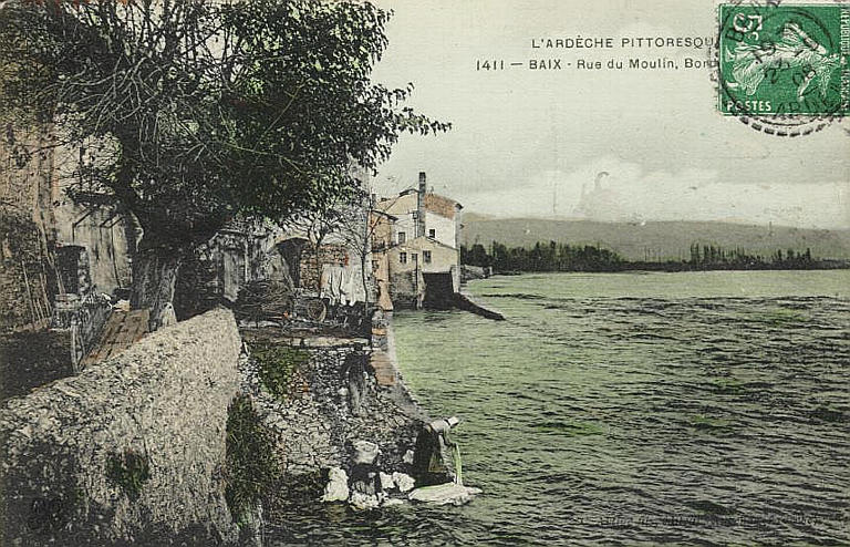 L'ARDECHE PITTORESQUE - 1411 - BAIX - RUE DU MOULIN