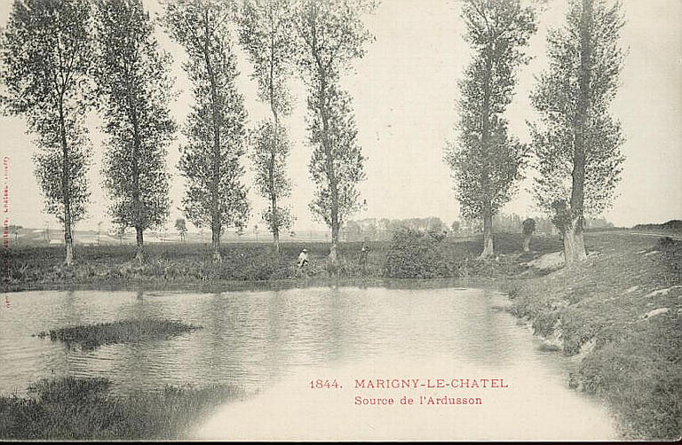 1844. MARIGNY-LE-CHATEL / Source de l'Ardusson