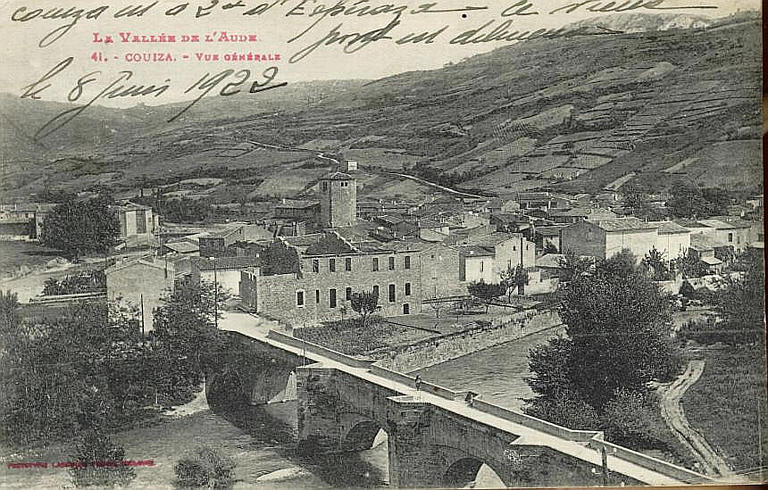 LA VALLEE DE L'AUDE / 41. - COUIZA. - VUE GENERALE (caractères rouges)