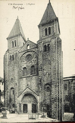 1730 CONQUES -L'EGLISE