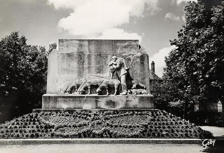 Le monument François Fabié (Statuaire Marc Robert, architecte M. Fabié)