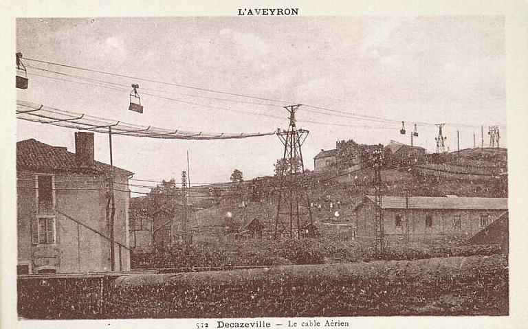 L'AVEYRON / 512 DECAZEVILLE - LE CABLE AERIEN