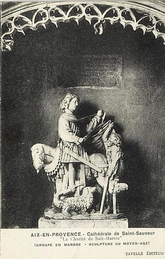 AIX-EN-PROVENCE - CATHEDRALE SAINT-SAUVEUR. 'LA CHARITE DE ST MARTIN'