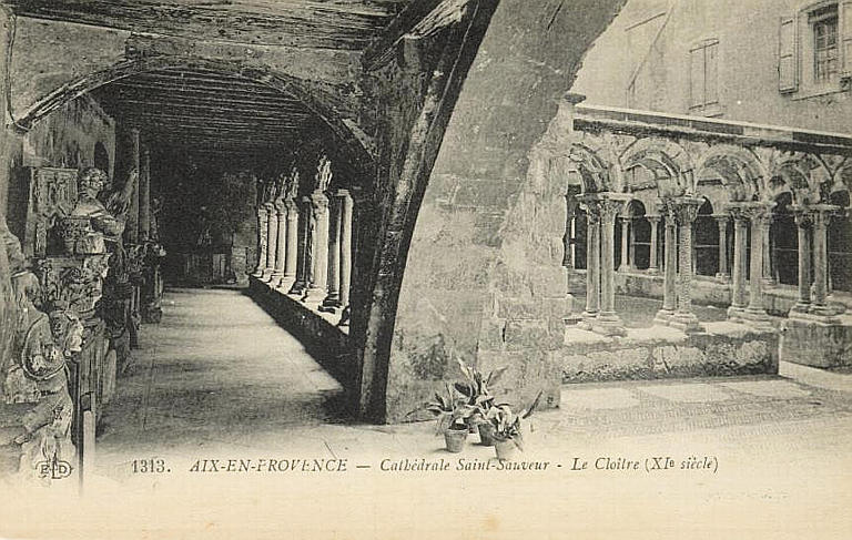 1313. AIX-EN-PROVENCE - CATHEDRALE SAINT-SAUVEUR - LE CLOITRE (XIe SIECLE)