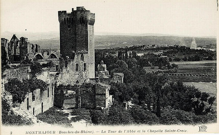 3 MONTMAJOUR. - LA TOUR DE L'ABBE, CHAPELLE STE CROIX
