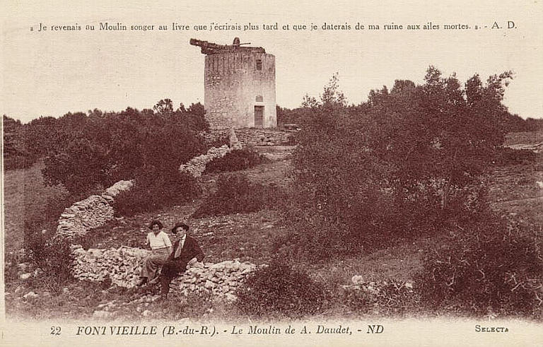 22 FONTVIELLE - MOULIN DE A. DAUDET