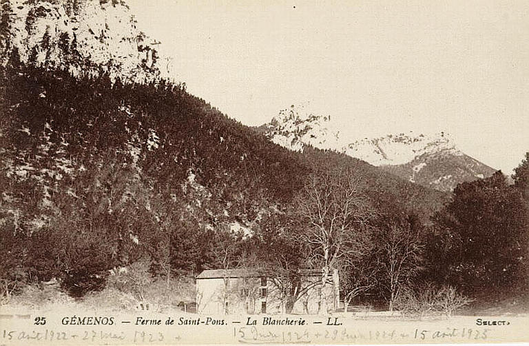25 GEMENOS - FERME DE SAINT-PONS - LA BLANCHERIE