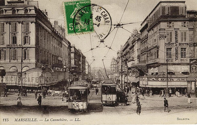 115 MARSEILLE - LA CANNEBIERE