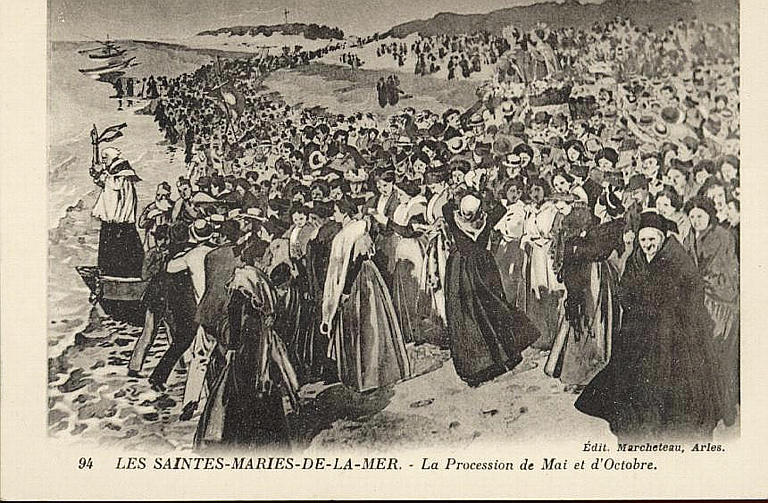 94 SAINTES-MARIES-DE-LA-MER - LA PROCESSION DE MAI ET D'OCTOBRE
