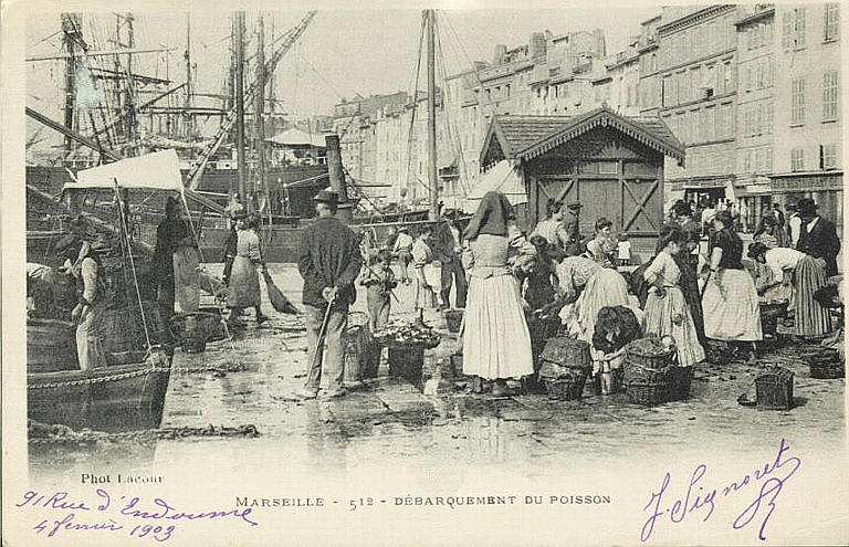 MARSEILLE 512 - DEBARQUEMENT DU POISSON
