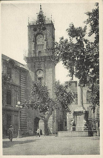 Aix-en-Provnce / Place de l'Hôtel de Ville et Tour de l'Horloge