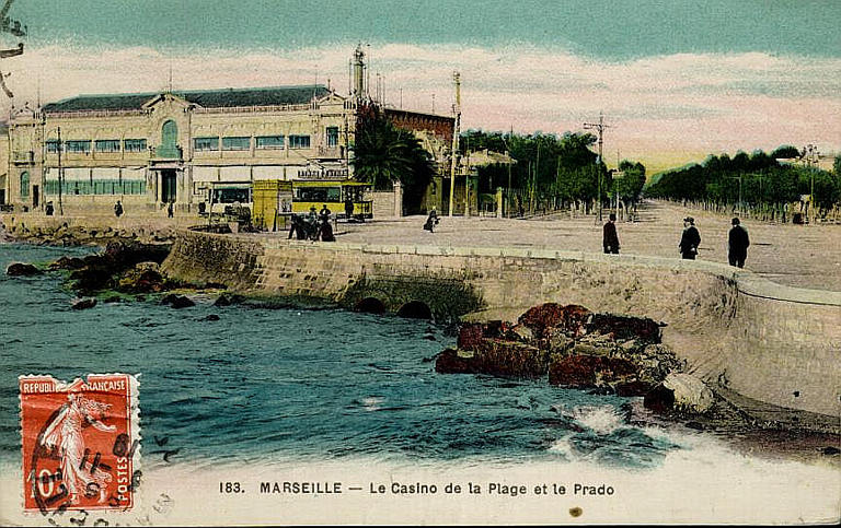 183. MARSEILLE - Le Casino de la Plage et le Prado