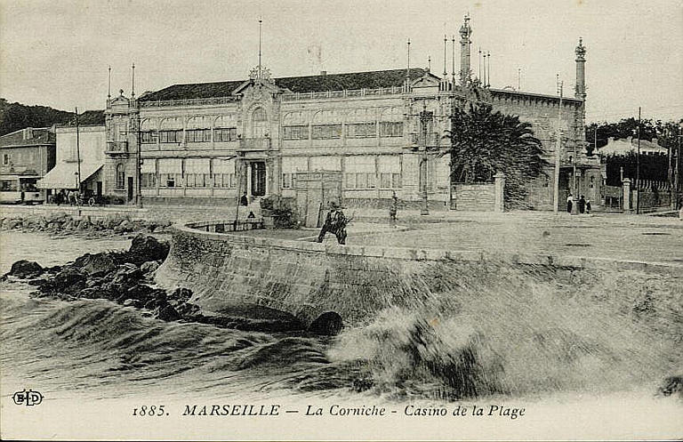 1885. MARSEILLE - La Corniche - Casino de la Plage