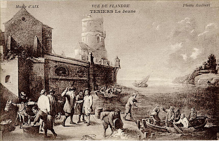 Musée d'AIX / VUE DE FLANDRE / TENIERS Le Jeune