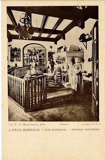 3. VIEUX MARSEILLE. 6 Lou Crémascle. Intérieur marseillais