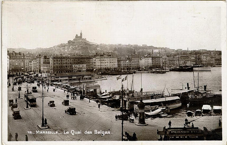 75 - MARSEILLE. - Le Quai des Belges