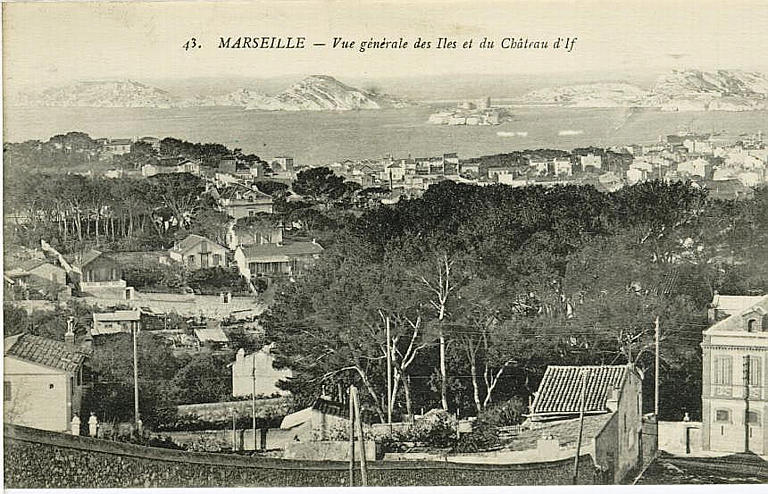 43. MARSEILLE - Vue générale des Iles et du Château d'If