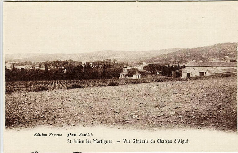 St-Julien les Martigues. - Vue Générale du Château d'Aigut.