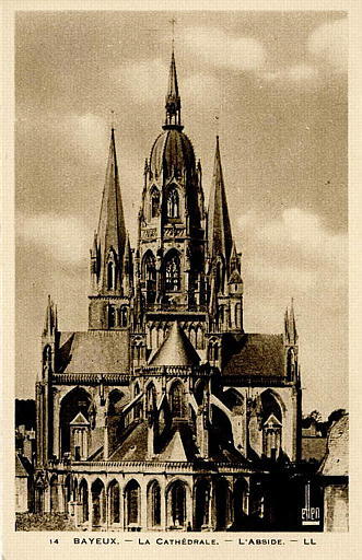 14 BAYEUX - LA CATHEDRALE - L'ABSIDE