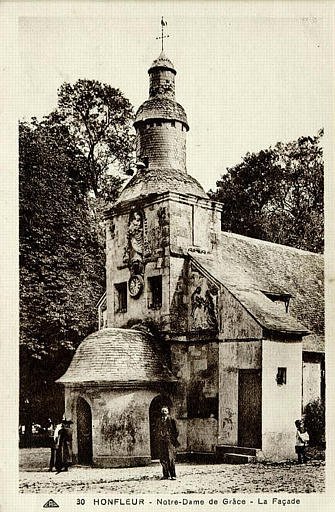 30 HONFLEUR - NOTRE-DAME DE GRACE - LA FACADE