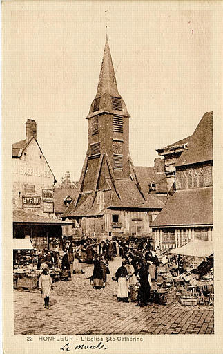 22 HONFLEUR - EGLISE STE-CATHERINE