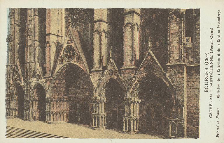 BOURGES (CHER) - CATHEDRALE SAINT-ETIENNE (PORTAIL OUEST)