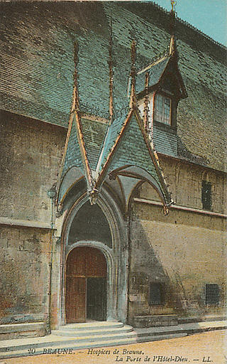 20 BEAUNE - HOSPICES DE BEAUNE. LA PORTE DE L'HOTEL-DIEU