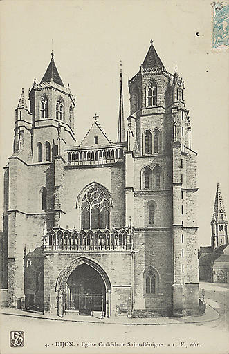 4. - DIJON. - EGLISE CATHEDRALE SAINT-BENIGNE