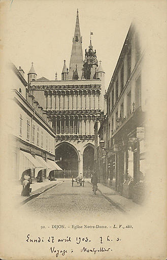 92. - DIJON. - EGLISE NOTRE-DAME