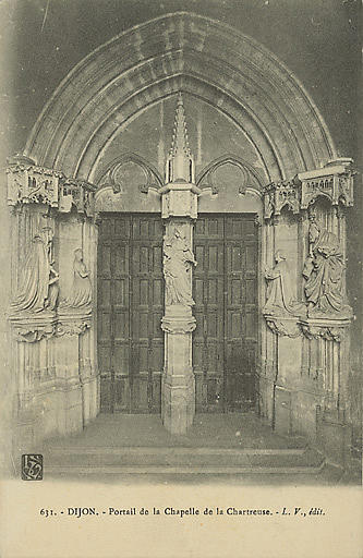 631. - DIJON. - PORTAIL DE LA CHAPELLE DE LA CHARTREUSE