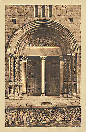 SAULIEU - BASILIQUE SAINT-ANDOCHE (XIIE SIECLE). PORTAIL