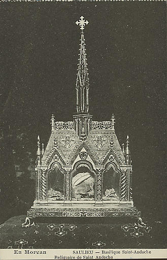 EN MORVAN - SAULIEU - BASILIQUE SAINT-ANDOCHE - RELIQUAIRE DE SAINT-ANDOCHE