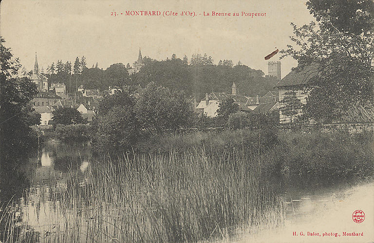 23. - MONTBARD (COTE D'OR). - LA BRENNE AU POUPENOT