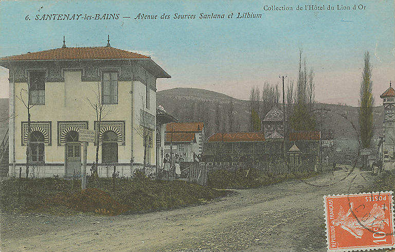6. SANTENAY-LES-BAINS - AVENUE DES SOURCES SANTANA ET LITHIUM