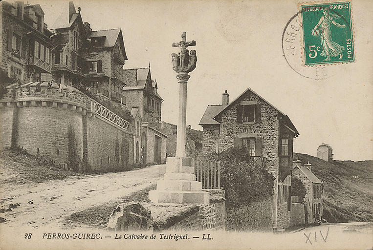 28 PERROS-GUIREC - LE CALVAIRE DE TESTRIGNEL