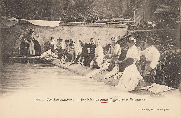 733. - LES LAVANDIERES - FONTAINE DE SAINT-GEYRAC PRES PERIGUEUX