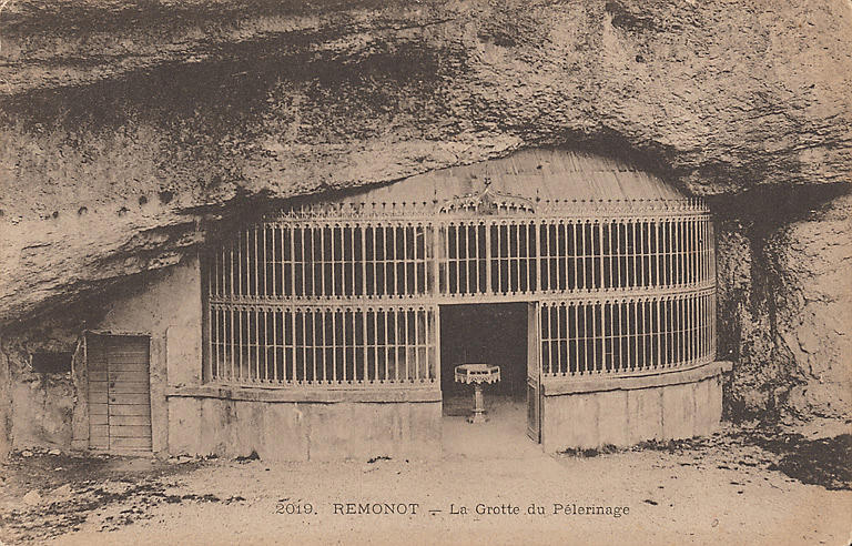 2019. REMONOT - LA GROTTE DU PELERINAGE